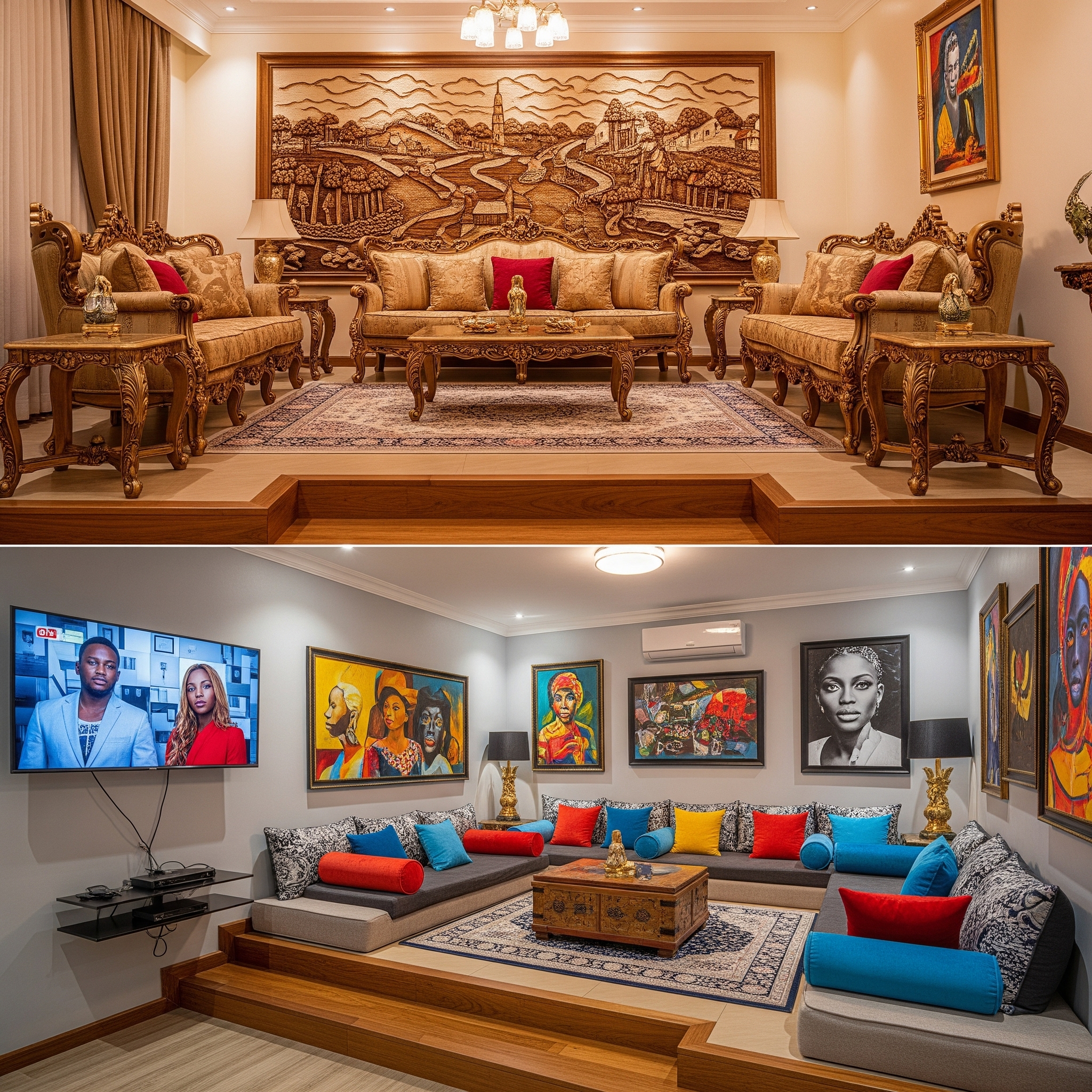 The Split Sitting Room Layout