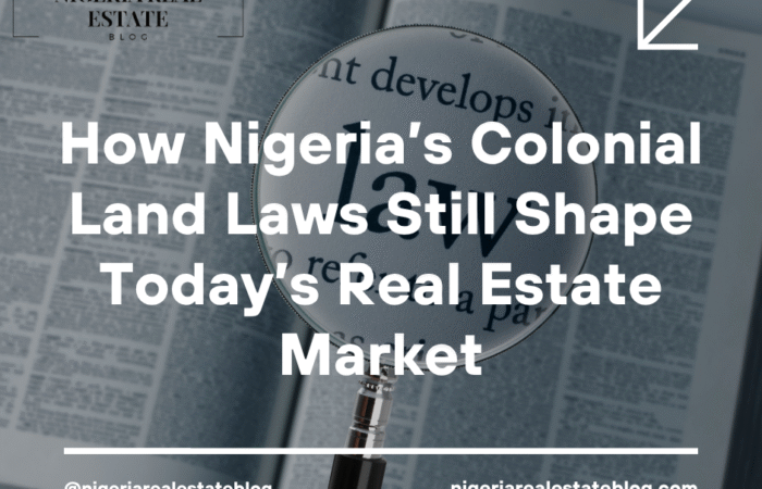 colonial land laws in Nigeria