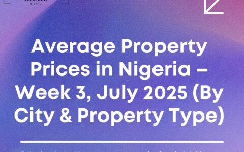 average property prices in Nigeria July 2025