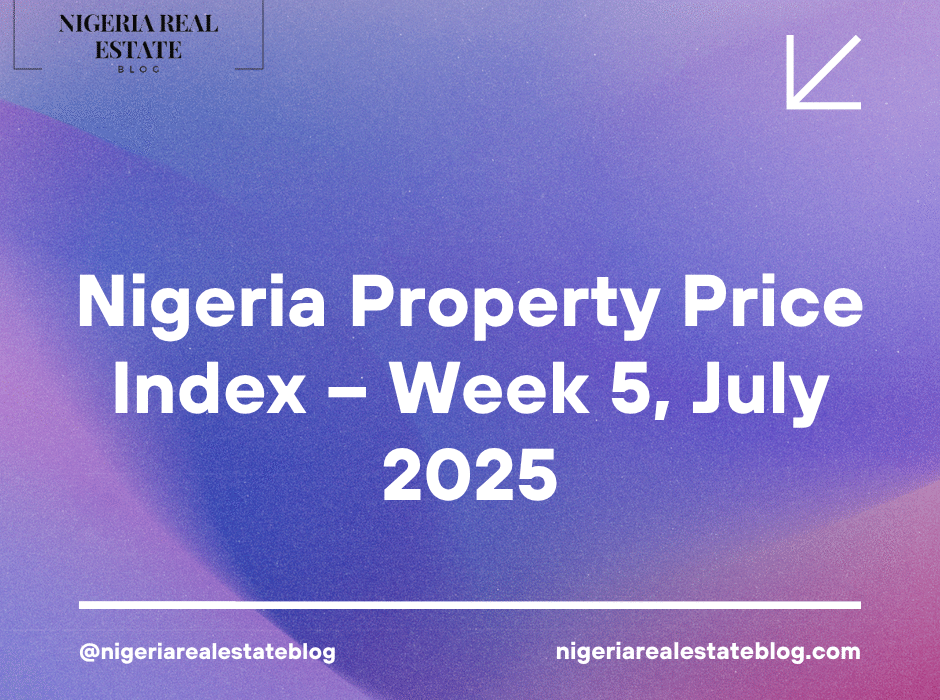 Nigeria property price index July 2025