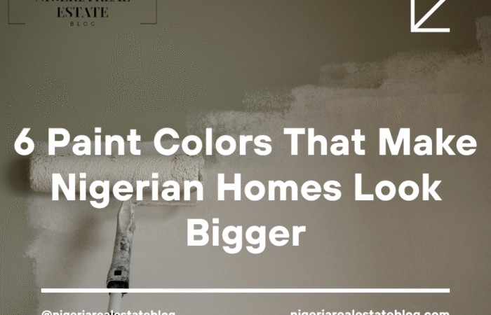 paint colors for small Nigerian homes