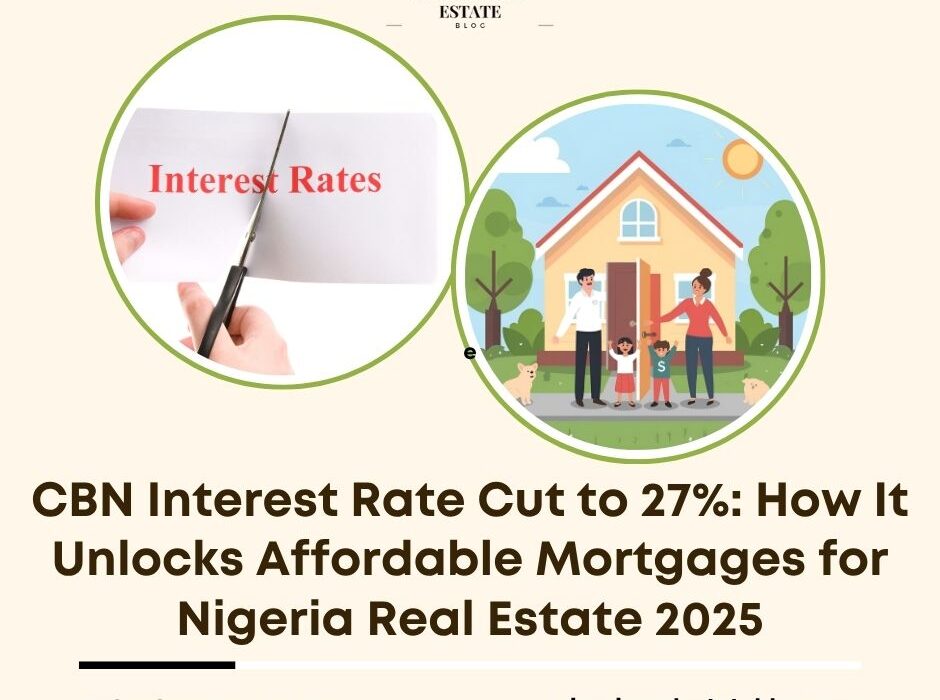 CBN interest rate cut Nigeria real estate