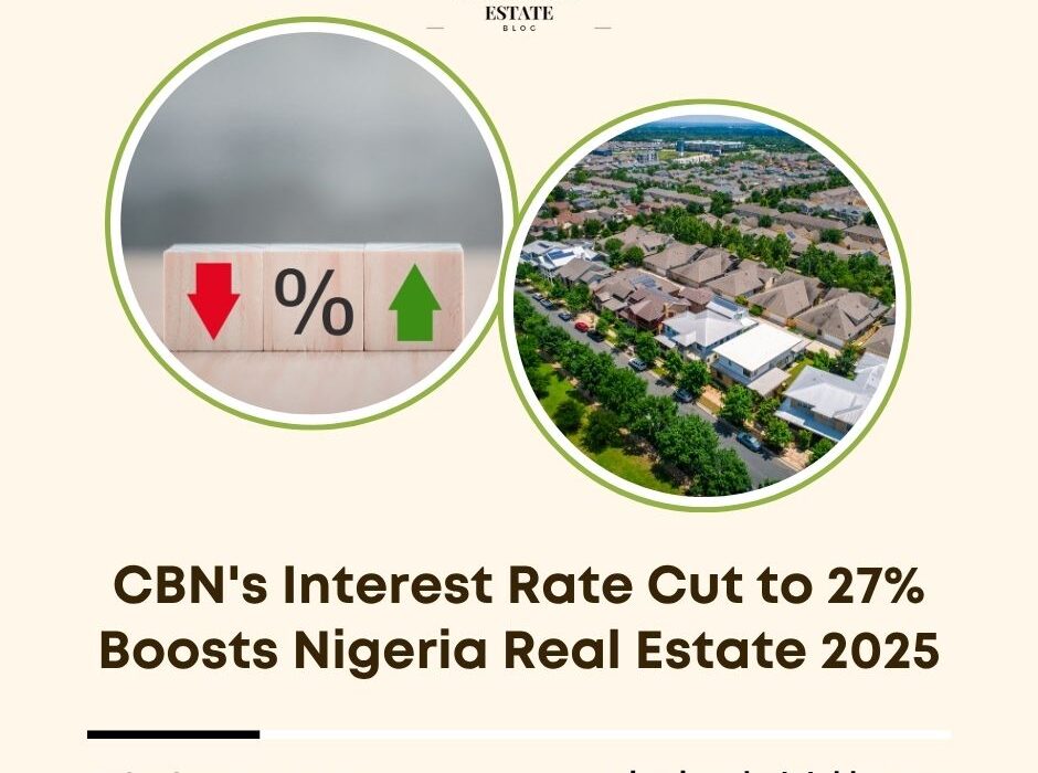 CBN interest rate cut Nigeria real estate