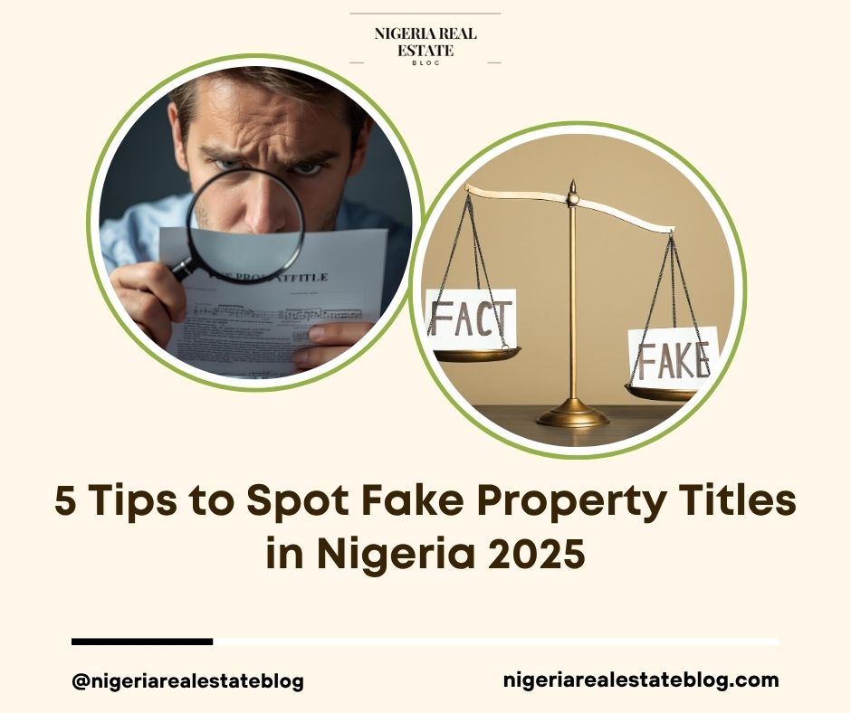 tips spot fake property titles Nigeria