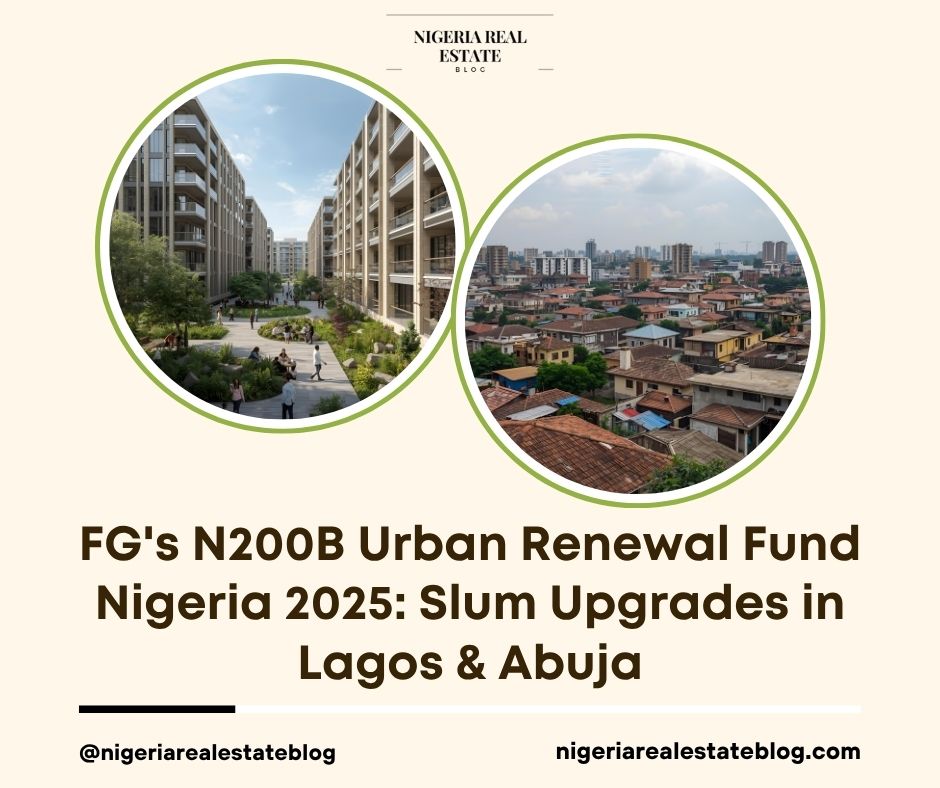 FG urban renewal fund Nigeria