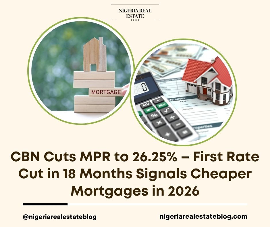 CBN MPR cut January 2026 mortgage rates Nigeria