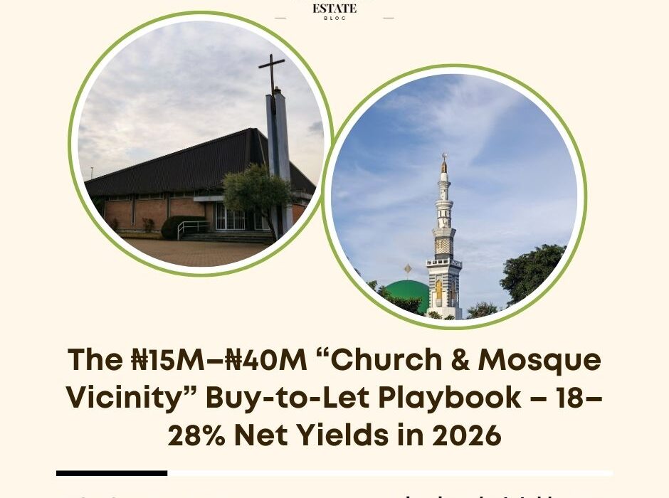 church mosque vicinity buy-to-let Nigeria 2026