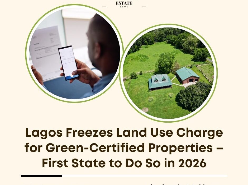 Lagos land use charge freeze green 2026