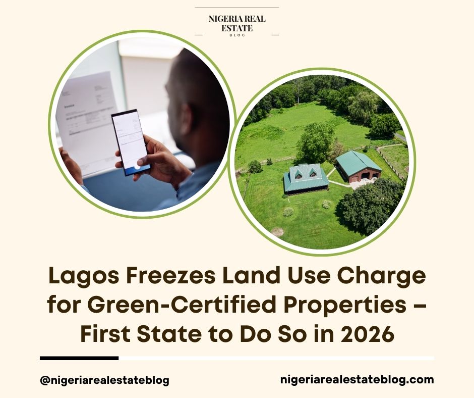 Lagos land use charge freeze green 2026
