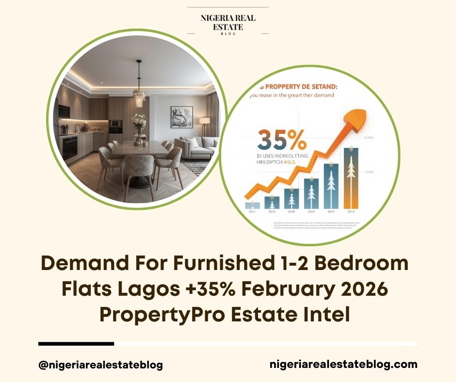 demand furnished 1 2 bedroom Lagos February 2026