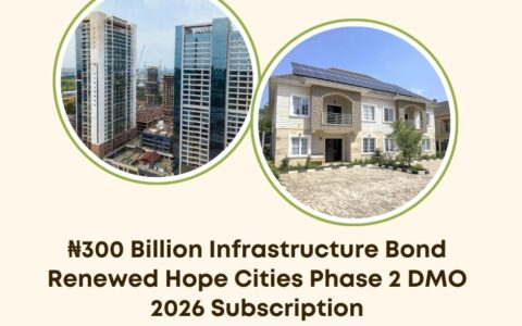Renewed Hope Cities infrastructure bond 2026