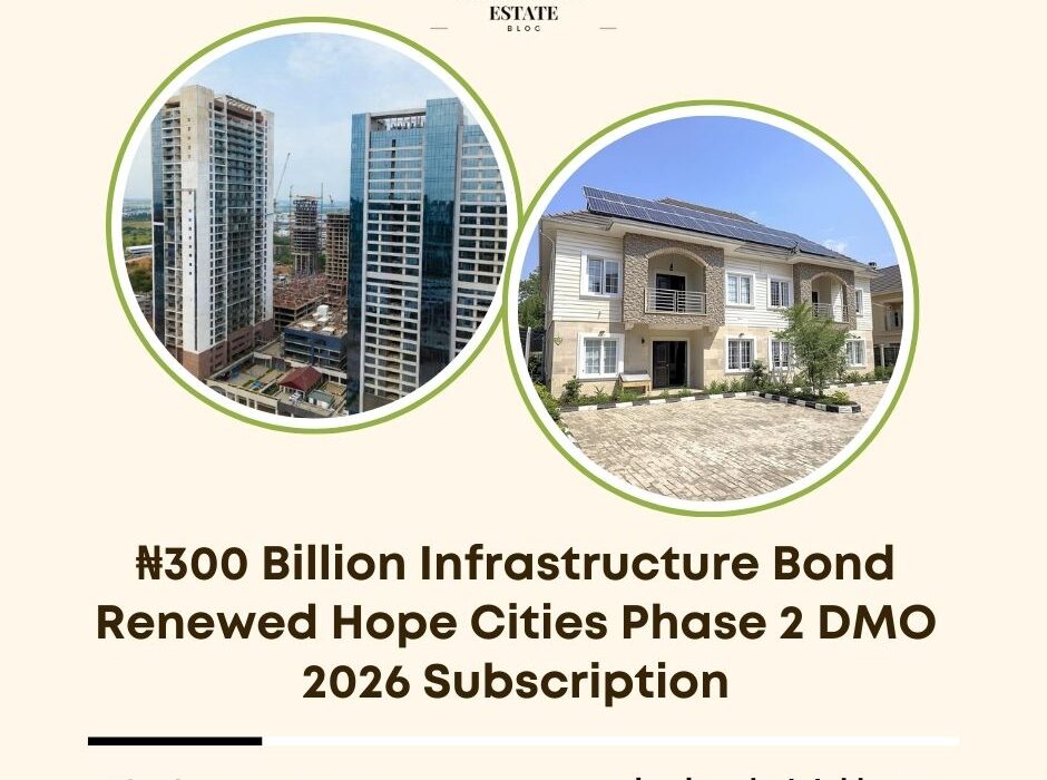 Renewed Hope Cities infrastructure bond 2026