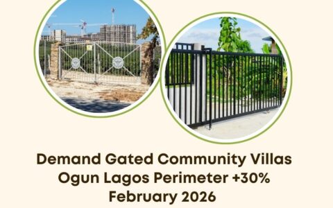 demand gated community villas Ogun Lagos 2026
