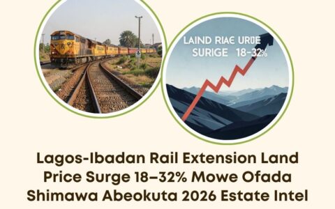 Lagos-Ibadan rail extension land price surge 2026