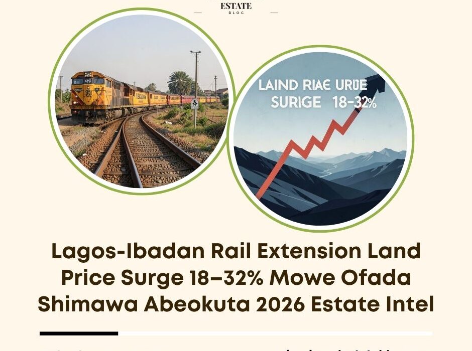 Lagos-Ibadan rail extension land price surge 2026