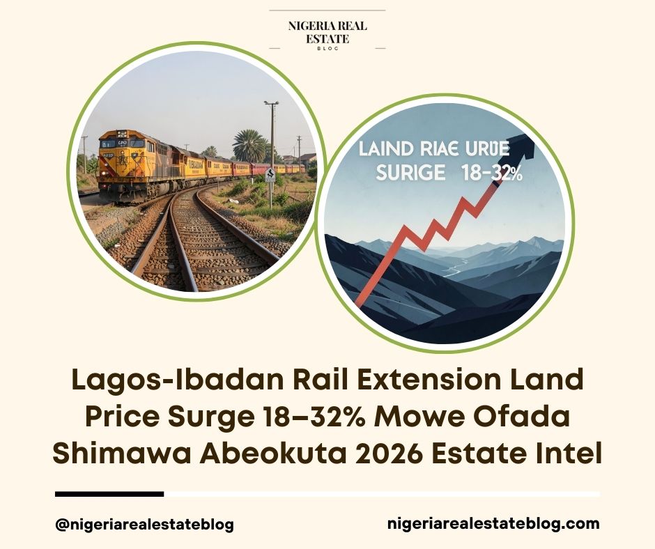 Lagos-Ibadan rail extension land price surge 2026