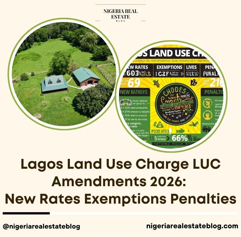 Lagos Land Use Charge amendments 2026