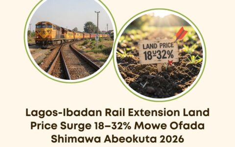 Lagos-Ibadan rail extension land price 2026