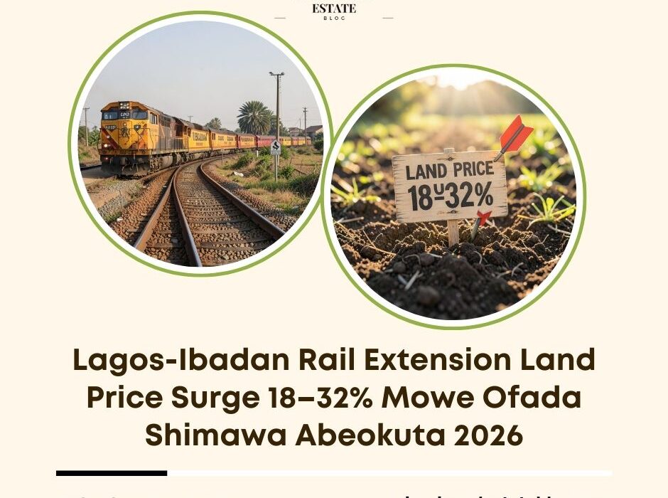 Lagos-Ibadan rail extension land price 2026