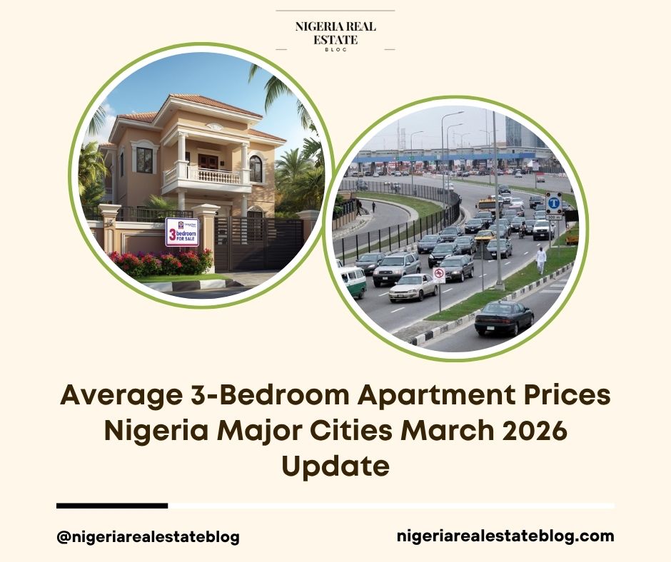 average 3-bedroom apartment prices Nigeria 2026