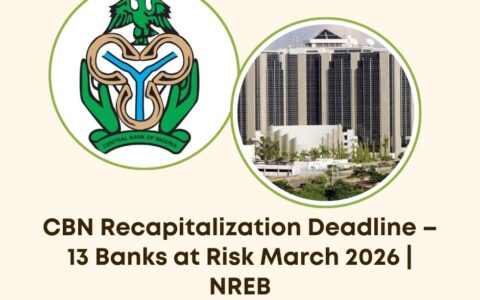CBN recapitalization deadline 2026