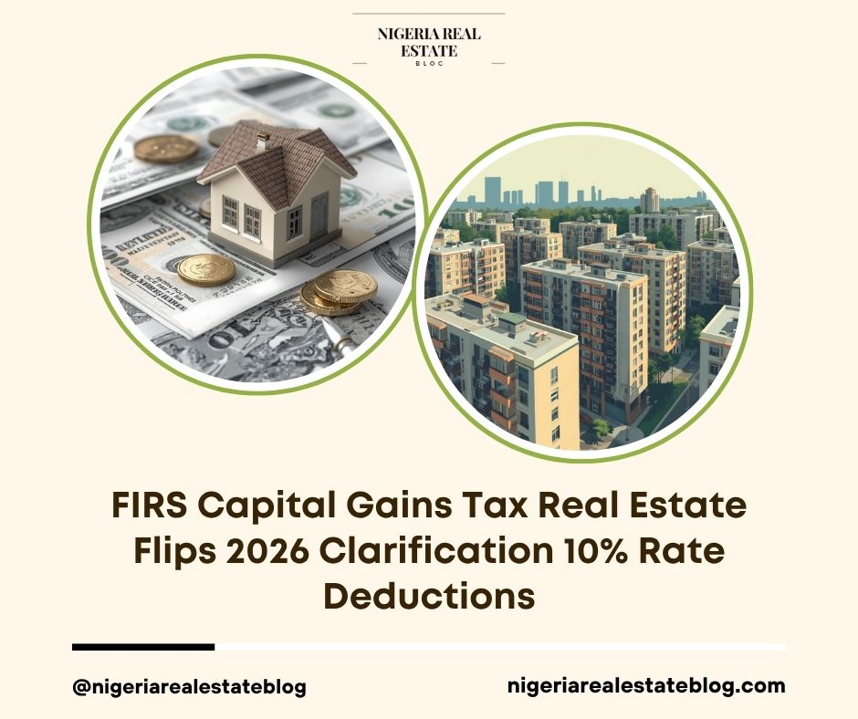 FIRS capital gains tax real estate flips 2026