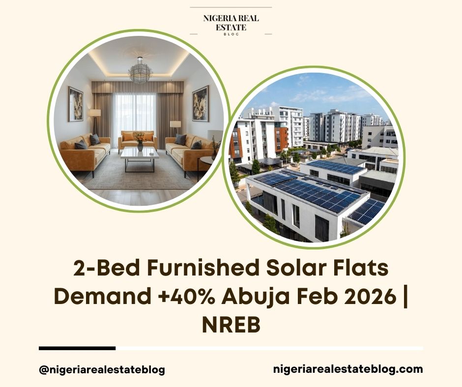 demand 2-bedroom solar flats Abuja 2026