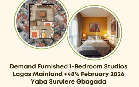 demand furnished 1-bedroom studios Lagos 2026