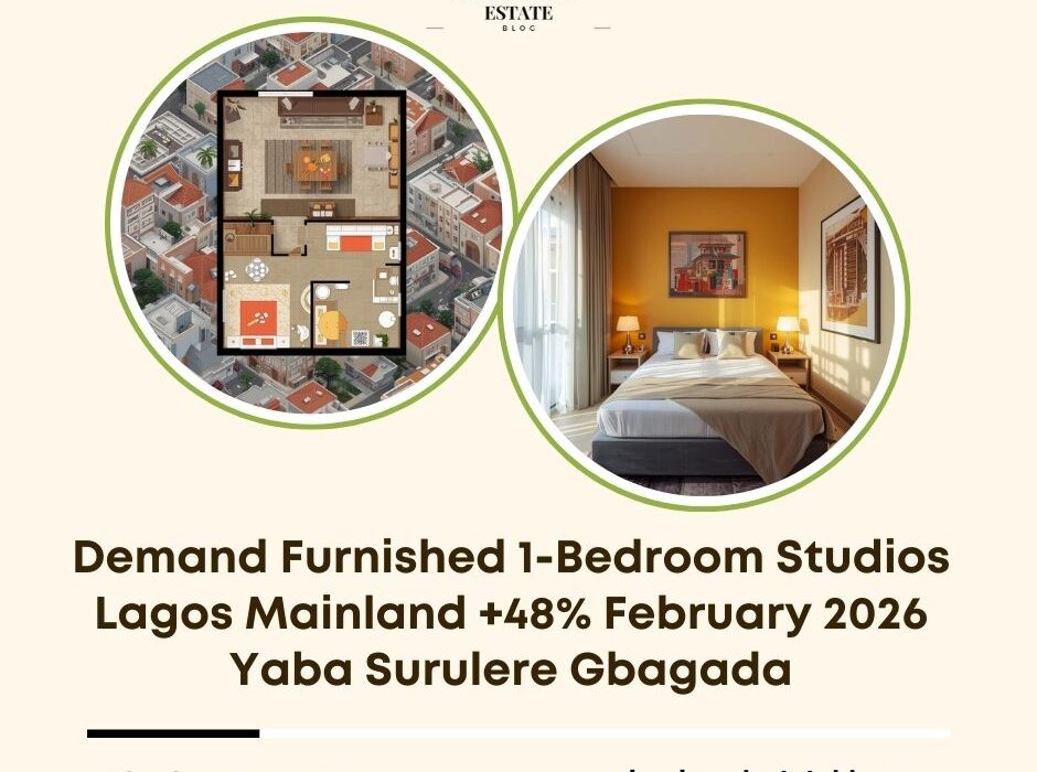demand furnished 1-bedroom studios Lagos 2026