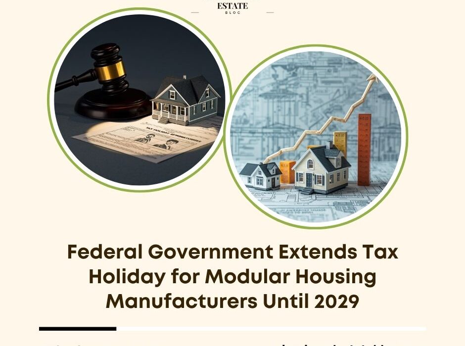 PSI tax holiday modular housing 2029