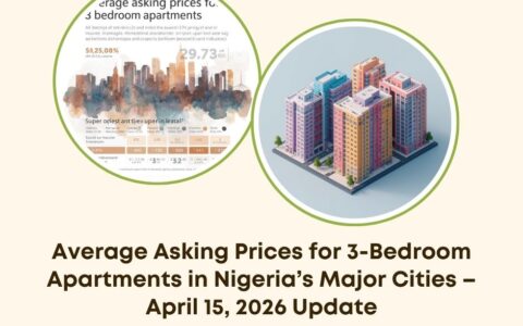 average asking prices 3-bedroom apartments Nigeria 2026