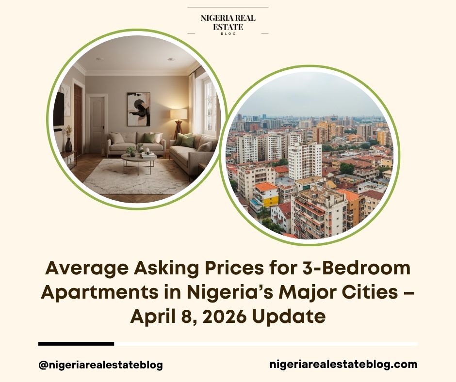 average 3-bedroom apartment prices Nigeria 2026