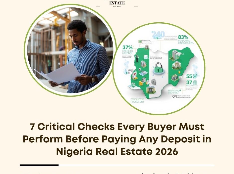 critical checks before paying deposit Nigeria real estate 2026