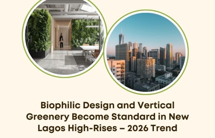 biophilic design vertical greenery Lagos 2026