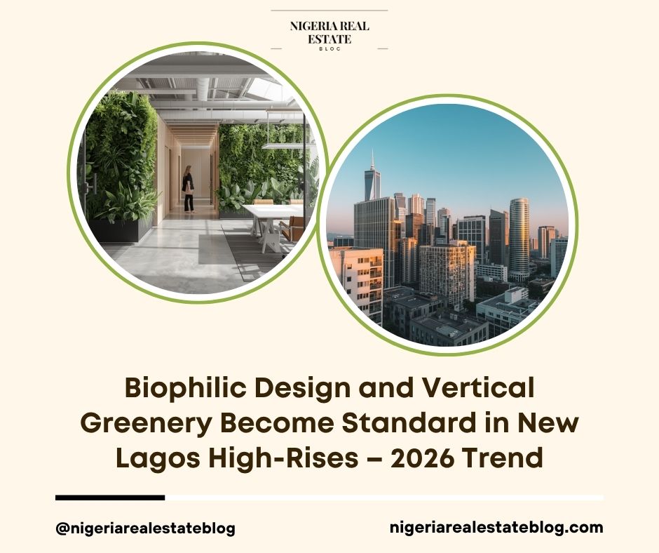biophilic design vertical greenery Lagos 2026