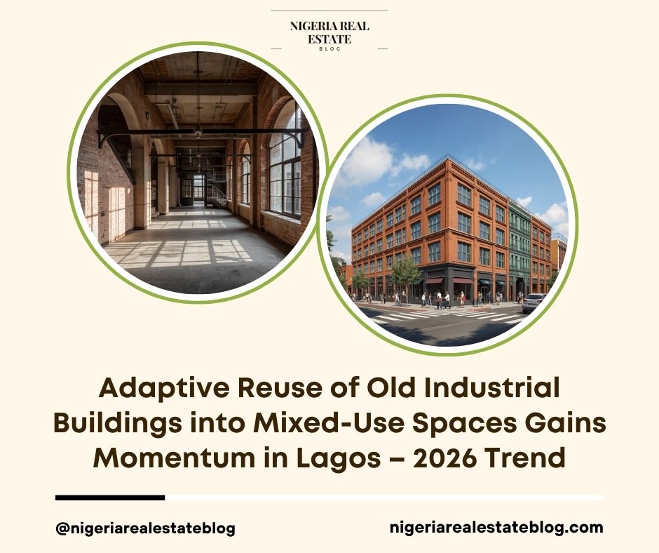 adaptive reuse industrial buildings Lagos 2026