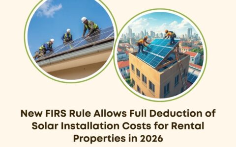FIRS solar installation deduction 2026