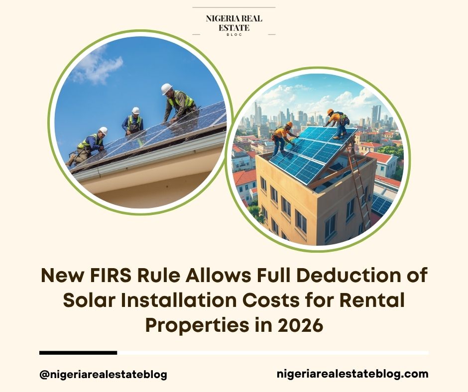 FIRS solar installation deduction 2026