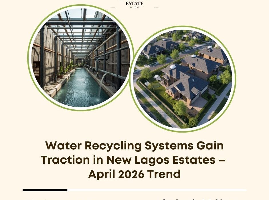water recycling systems Lagos estates 2026