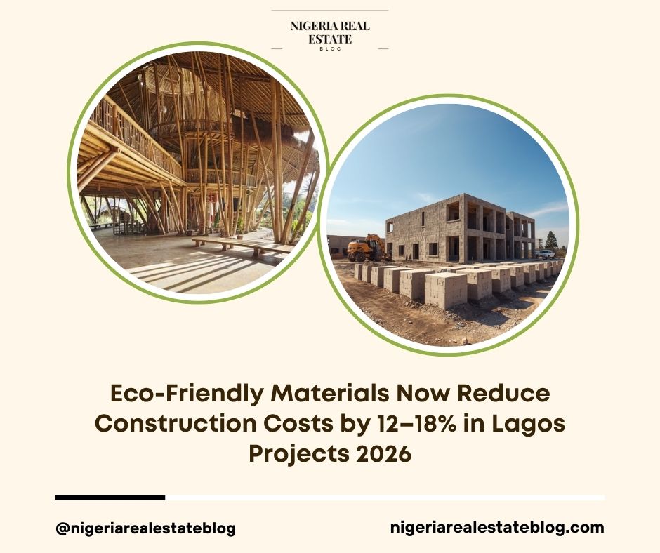 eco friendly materials construction costs Lagos 2026