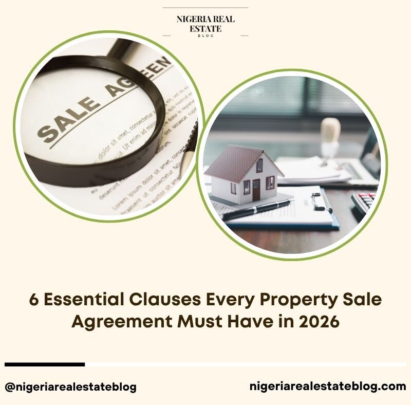 essential clauses property sale agreement Nigeria 2026