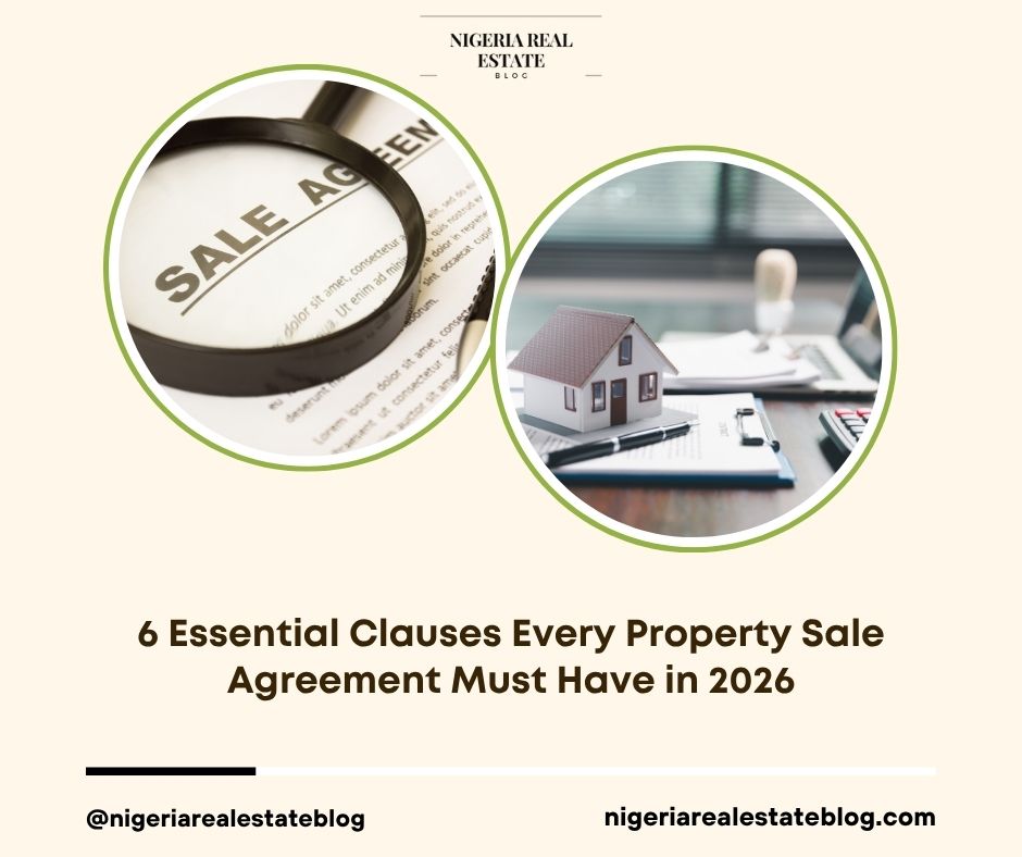 essential clauses property sale agreement Nigeria 2026