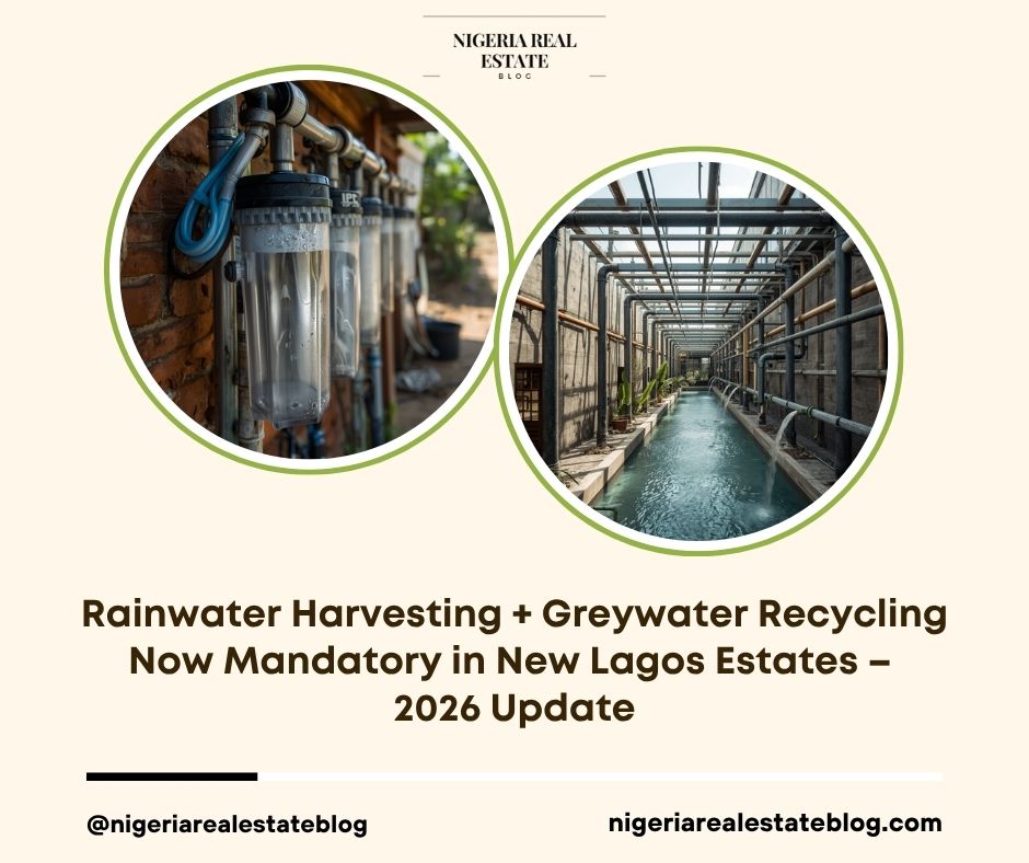 rainwater harvesting greywater recycling Lagos 2026
