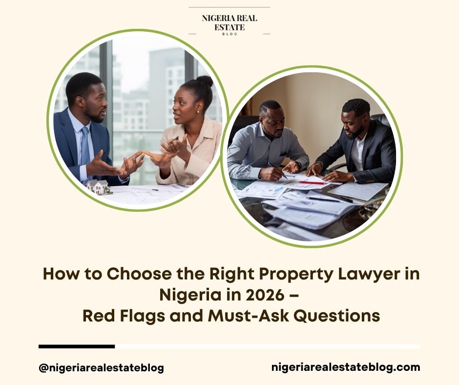 choose the right property lawyer Nigeria 2026