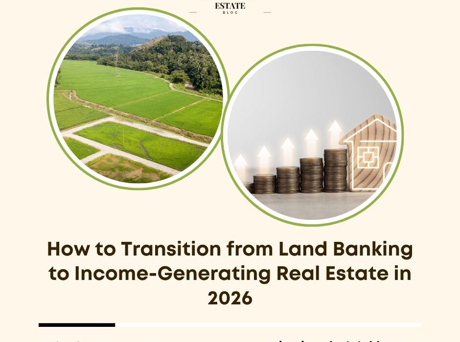 transition from land banking to income generating 2026