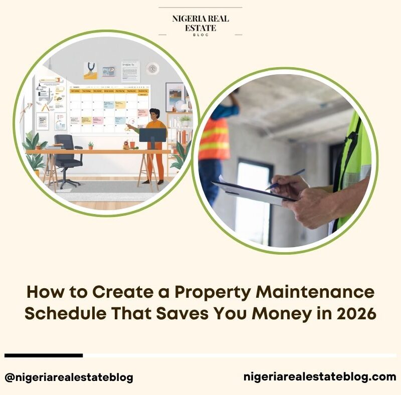 property maintenance schedule Nigeria 2026