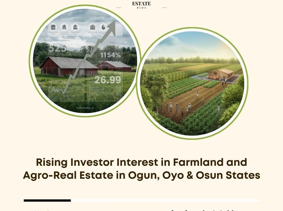 Farmland and agro-real estate investments are gaining traction for long-term appreciation and inflation protection. Full analysis of trends, best locations, cash crop yields, and key considerations for 2026. Permalink: /farmland-agro-real-estate-investment-ogun-oyo-osun-2026 Focus Keyword: farmland agro real estate Ogun Oyo Osun