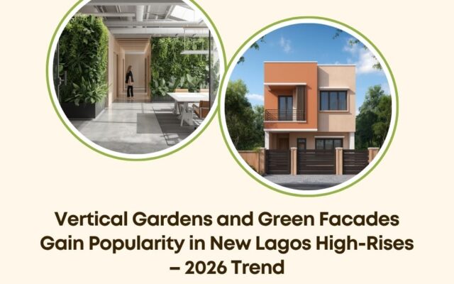 vertical gardens green facades Lagos 2026