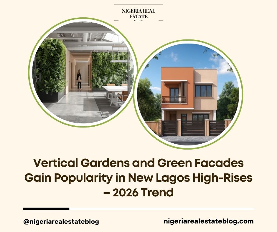 vertical gardens green facades Lagos 2026