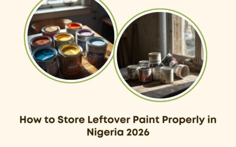 how to store leftover paint Nigeria